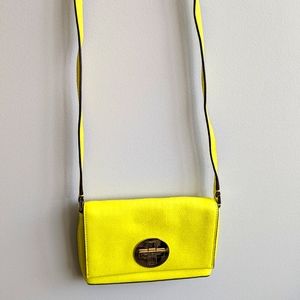 Neon yellow Kate Spade Crossbody